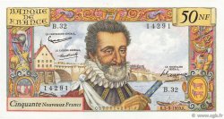 50 Nouveaux Francs HENRI IV FRANKREICH  1959 F.58.03