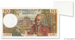 10 Francs VOLTAIRE FRANKREICH  1971 F.62.51 fST+