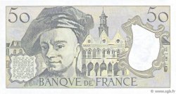 50 Francs QUENTIN DE LA TOUR FRANCIA  1988 F.67.14 SC+