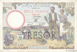 1000 Francs Algérie FRANCIA  1943 VF.10.02 BB