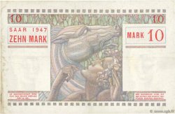 10 Mark SARRE FRANCIA  1947 VF.47.01 MBC