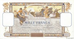 1000 Francs FLAMENG modifié FRANCIA  1897 NE.1897.02a FDC