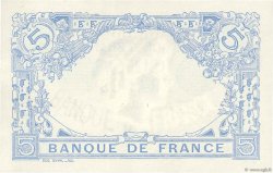 5 Francs BLEU FRANKREICH  1915 F.02.29 fST+