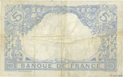 5 Francs BLEU lion inversé FRANCE  1916 F.02bis.04 TB