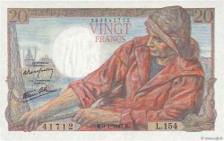 20 Francs PÊCHEUR FRANCE  1947 F.13.11 UNC