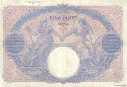 50 Francs BLEU ET ROSE FRANCE  1915 F.14.28 TTB