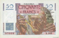 50 Francs LE VERRIER FRANKREICH  1950 F.20.16 ST