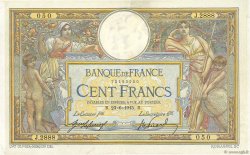 100 Francs LUC OLIVIER MERSON sans LOM FRANCIA  1915 F.23.07 MBC