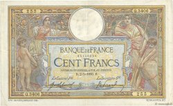 100 Francs LUC OLIVIER MERSON sans LOM FRANCE  1916 F.23.08 VF