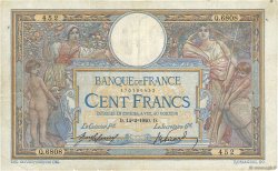 100 Francs LUC OLIVIER MERSON sans LOM FRANCIA  1920 F.23.12 MB