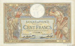 100 Francs LUC OLIVIER MERSON grands cartouches FRANCIA  1928 F.24.07 SPL