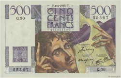 500 Francs CHATEAUBRIAND FRANCIA  1945 F.34.02 q.FDC