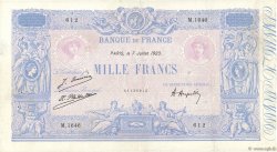 1000 Francs BLEU ET ROSE FRANCE  1923 F.36.39 VF