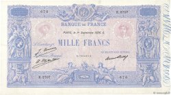 1000 Francs BLEU ET ROSE FRANCE  1926 F.36.43 VF