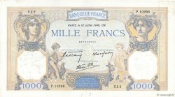 1000 Francs CÉRÈS ET MERCURE type modifié FRANCE  1940 F.38.50 TTB+