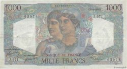 1000 Francs MINERVE ET HERCULE FRANCIA  1950 F.41.33 BB