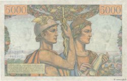 5000 Francs TERRE ET MER FRANCE  1953 F.48.08 SUP