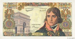 100 Nouveaux Francs BONAPARTE FRANKREICH  1960 F.59.06 VZ+