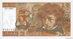 10 Francs BERLIOZ FRANCIA  1978 F.63.25 FDC