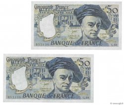50 Francs QUENTIN DE LA TOUR FRANCIA  1983 F.67.09x SC+