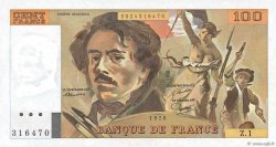 100 Francs DELACROIX FRANCIA  1978 F.68.01 AU