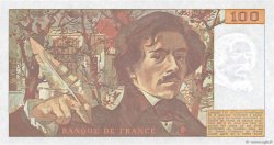 100 Francs DELACROIX imprimé en continu FRANKREICH  1991 F.69bis.03a1a fST+
