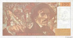 100 Francs DELACROIX 442-1 & 442-2 FRANCE  1995 F.69ter.02c XF