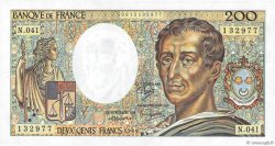 200 Francs MONTESQUIEU FRANCE  1986 F.70.06 UNC-