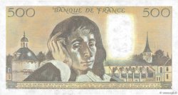 500 Francs PASCAL FRANKREICH  1987 F.71.36 fST