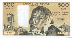 500 Francs PASCAL FRANKREICH  1992 F.71.49