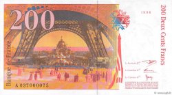 200 Francs EIFFEL FRANCE  1996 F.75.03a1 UNC