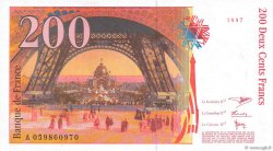 200 Francs EIFFEL FRANCIA  1997 F.75.04b FDC