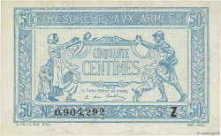 50 Centimes TRÉSORERIE AUX ARMÉES 1919 FRANCE  1919 VF.02.09 UNC-