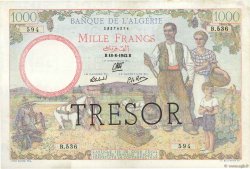 1000 Francs Algérie FRANCIA  1943 VF.10.02 SPL
