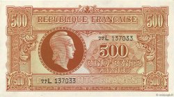500 Francs MARIANNE FRANKREICH  1945 VF.11.01 ST