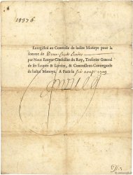 250 Livres - Monoye FRANCE regionalism and various  1709 Laf.13 F