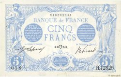 5 Francs BLEU lion inversé FRANCIA  1916 F.02bis.04 EBC
