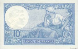 10 Francs MINERVE FRANCIA  1916 F.06.01 q.FDC