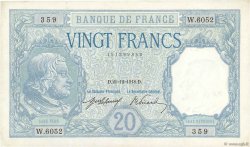 20 Francs BAYARD FRANCE  1918 F.11.03 SPL