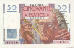 50 Francs LE VERRIER FRANKREICH  1946 F.20.02 ST