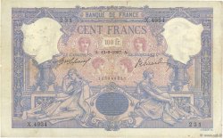 100 Francs BLEU ET ROSE FRANCE  1907 F.21.22 F
