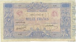 1000 Francs BLEU ET ROSE FRANKREICH  1891 F.36.03