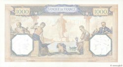 1000 Francs CÉRÈS ET MERCURE type modifié FRANKREICH  1939 F.38.34 VZ+