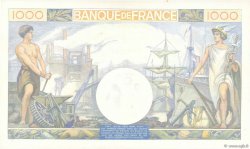 1000 Francs COMMERCE ET INDUSTRIE FRANCIA  1940 F.39.01 q.FDC