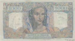 1000 Francs MINERVE ET HERCULE FRANKREICH  1945 F.41.07 VZ