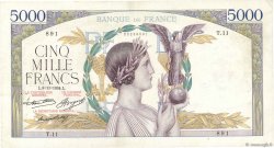 5000 Francs VICTOIRE FRANCE  1934 F.44.01 VF