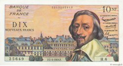 10 Nouveaux Francs RICHELIEU FRANKREICH  1959 F.57.01 VZ