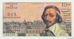 10 Nouveaux Francs RICHELIEU FRANKREICH  1960 F.57.07 VZ+