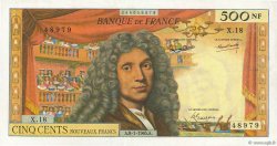 500 Nouveaux Francs MOLIÈRE FRANKREICH  1965 F.60.08 fVZ