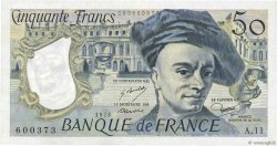 50 Francs QUENTIN DE LA TOUR FRANCIA  1978 F.67.03 MBC+